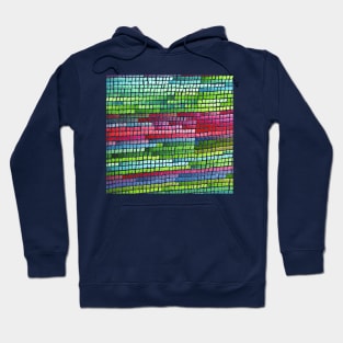 Watercolor Square Pattern Hoodie